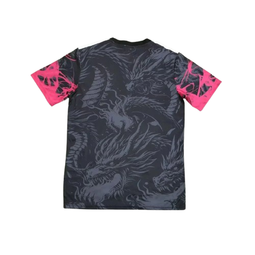Maillot concept Real Madrid - Dragons Noir, Rouge