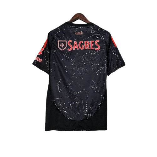 Maillot Extérieur S.L. Benfica 24/25 - Noir, Rouge