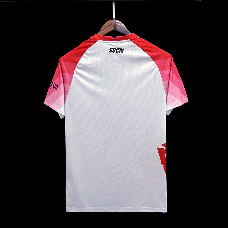 Maillot Naples Saint Valentin 23/24 - Bisous, Rose, Blanc