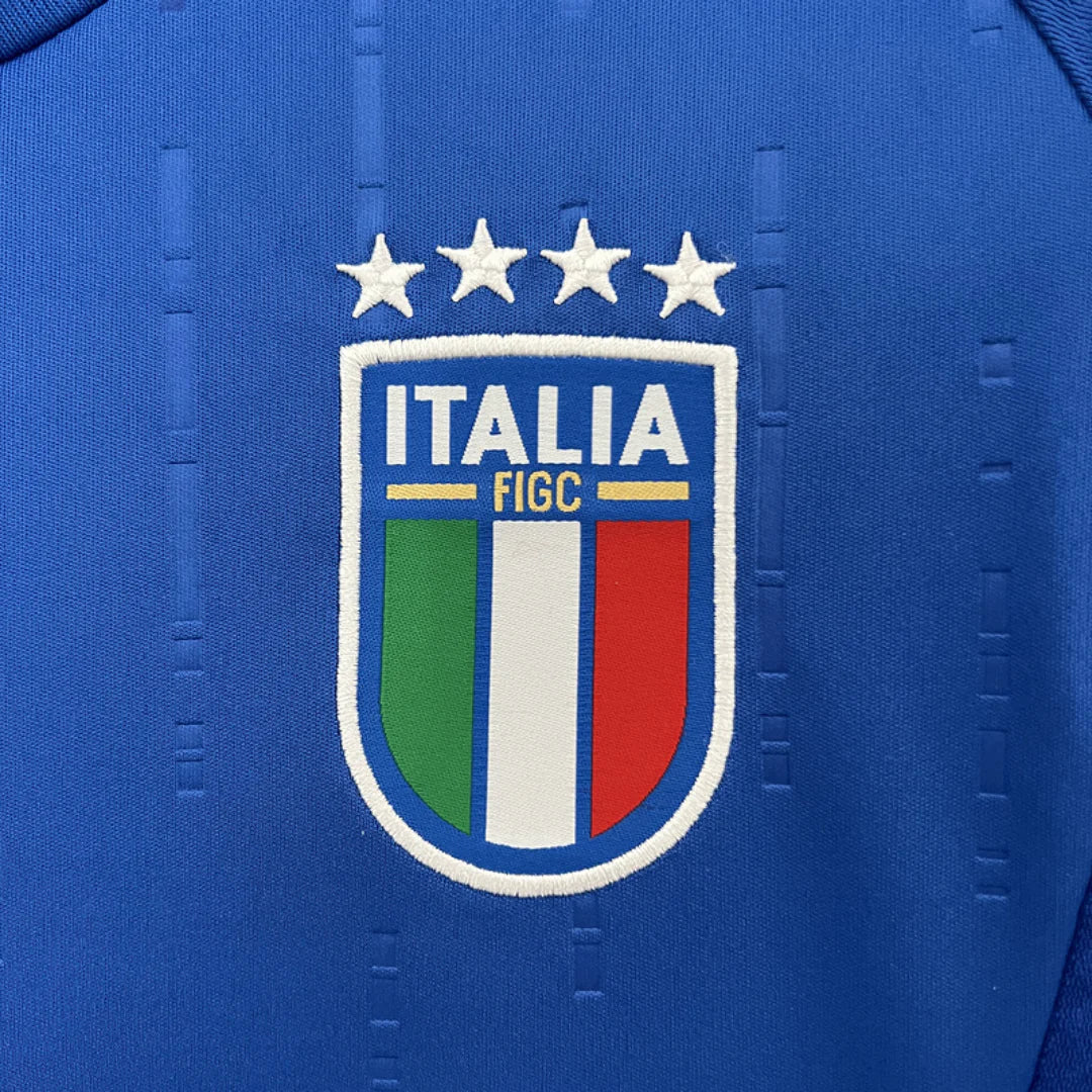 Maillot Domicile Italie 24/25 - Bleu - Floczone
