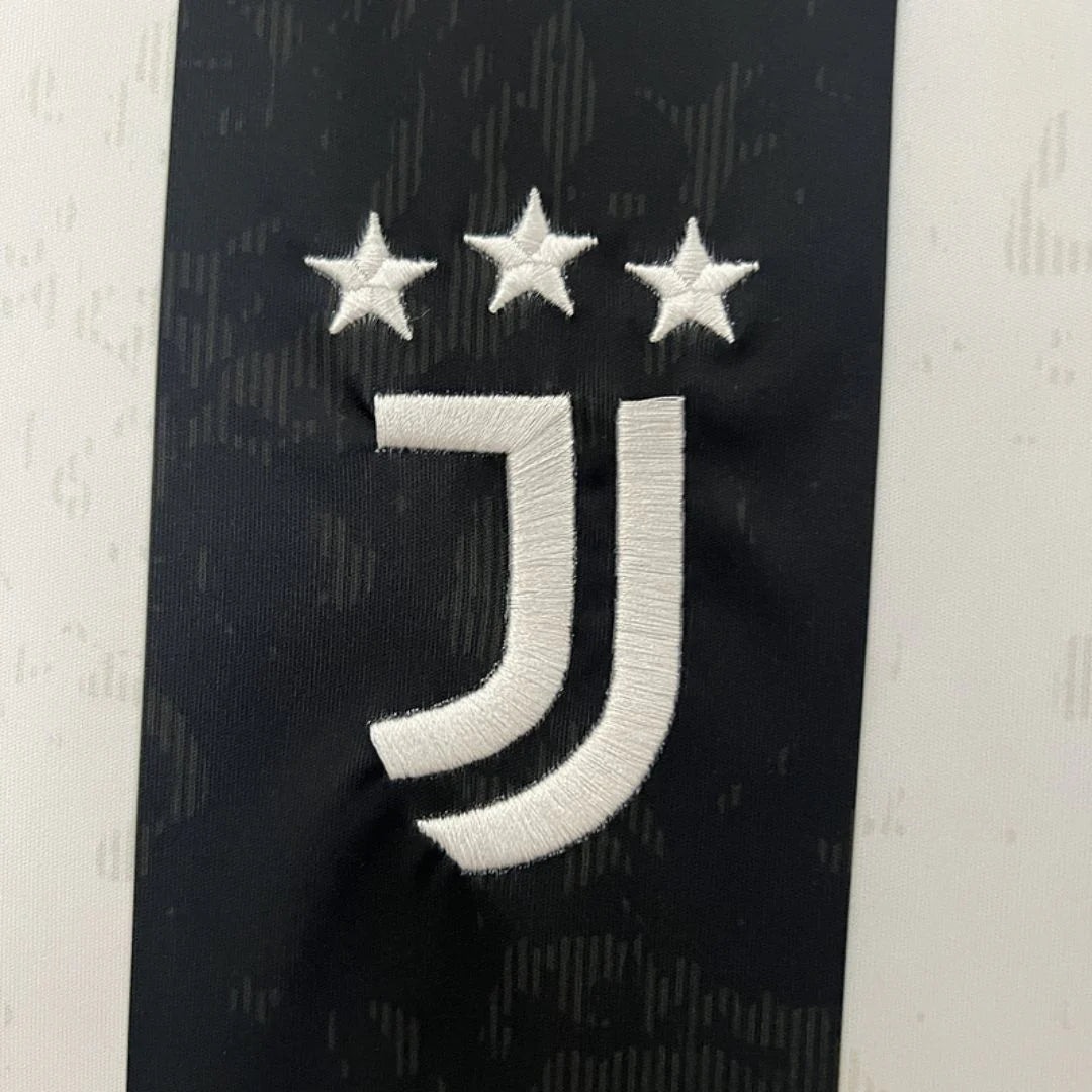 Maillot Domicile Juventus 24/25 - Noir,Blanc