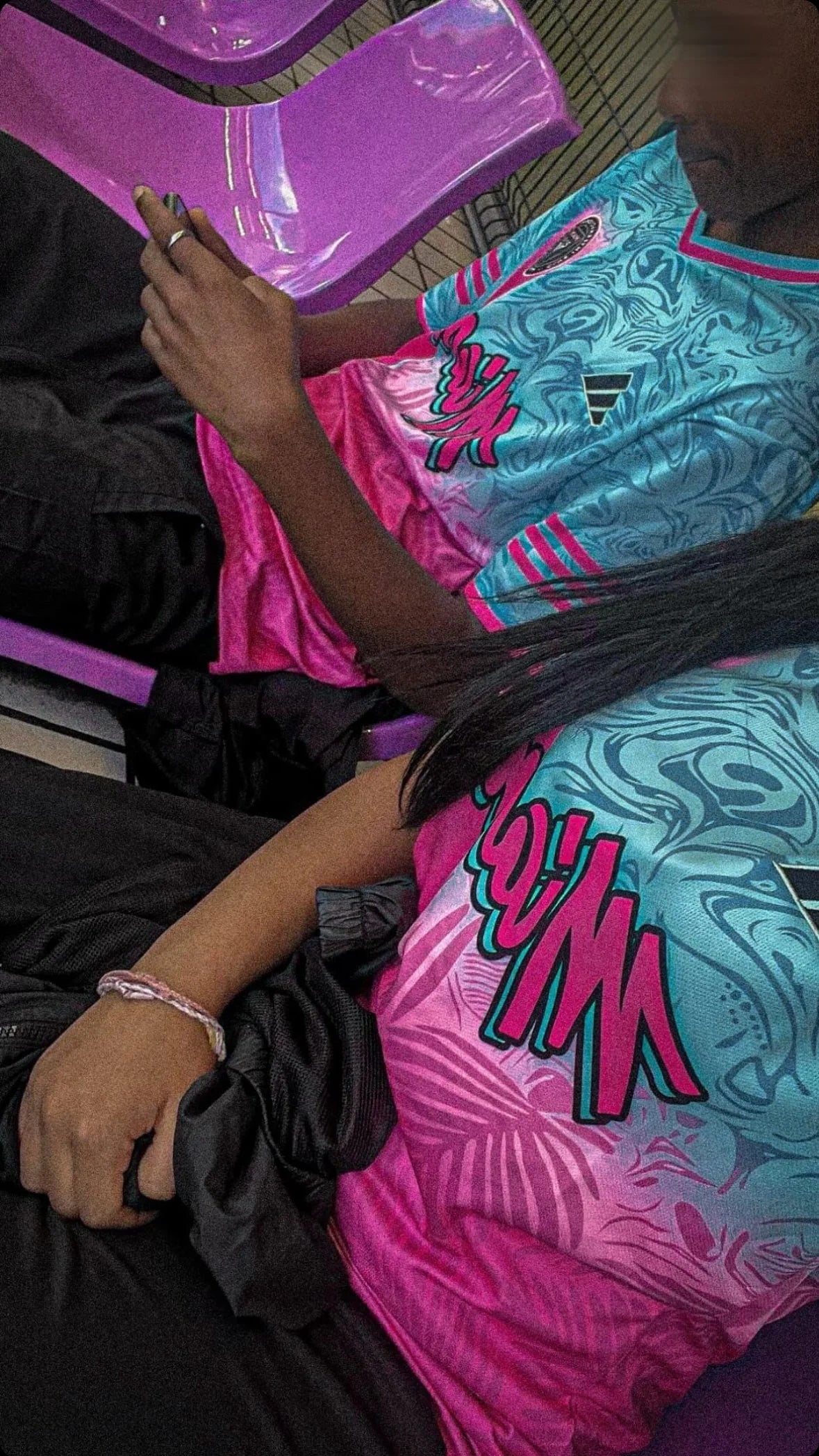 Maillot Concept Inter Miami- Rose,Bleu - Floczone