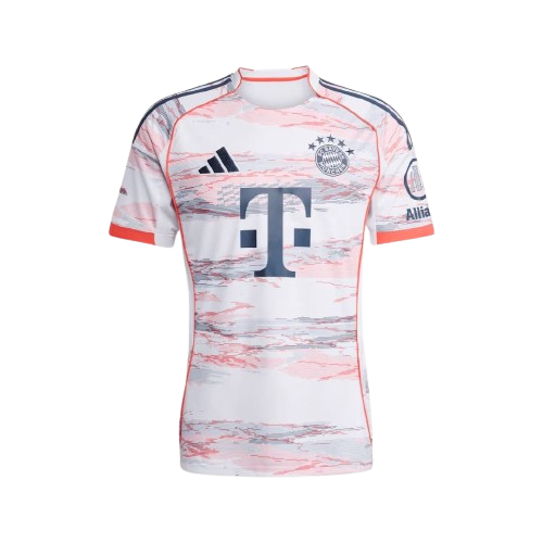 Maillot Extérieur Bayern Munich 25/26 – Blanc, Rouge - Floczone