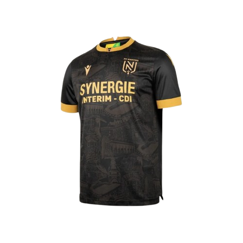 Maillot Extérieur FC Nantes 24/25 - Noir, Jaune