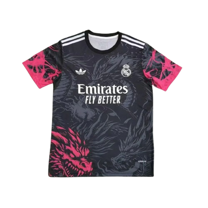 Maillot concept Real Madrid - Dragons Noir, Rouge