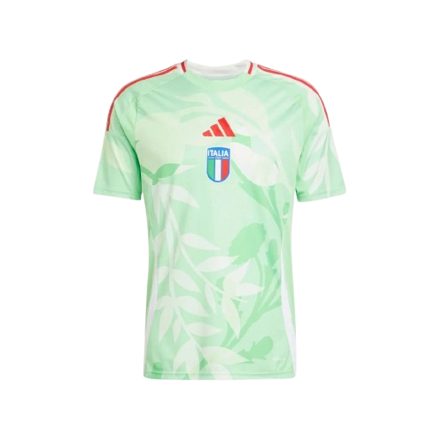 Maillot Extérieur Italie 25/26 (Équipe Féminine) – Vert Clair, Blanc & Rouge - Floczone