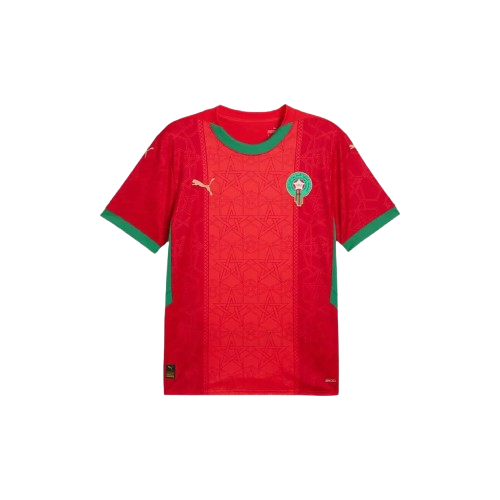 Maillot Domicile Maroc 24/25 - Rouge, Vert - Floczone