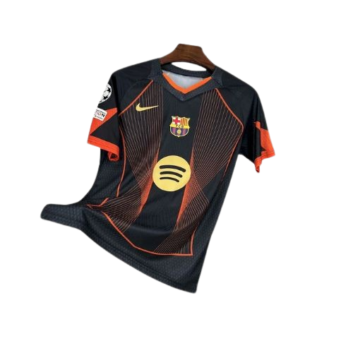 Maillot Concept FC Barcelone 25/26 – Noir, Orange