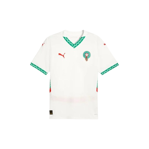 Maillot Extérieur Maroc 24/25 - Blanc, Vert, Rouge - Floczone
