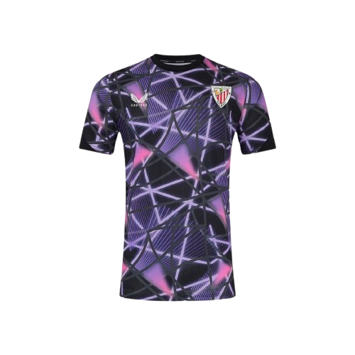 Maillot Pre-Match Third Athletic Bilbao 24/25 - Noir, Violet, Rose