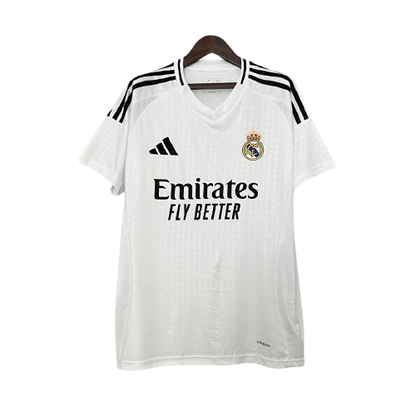 Maillot Domicile Real Madrid 24/25 - Blanc / Noir ( Fan ) - Floczone