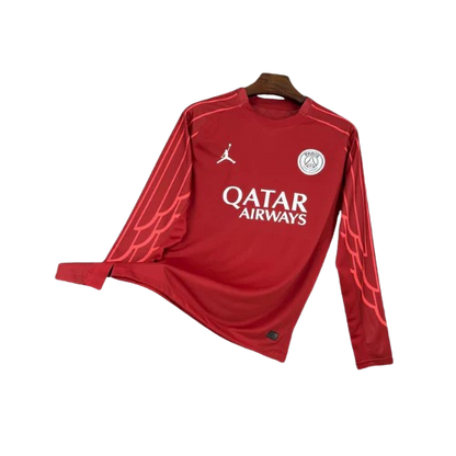 Maillot Gardien Quatrième Paris Saint-Germain 24/25 Manches Longues – Rouge