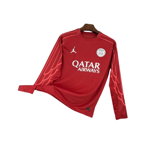 Maillot Gardien Quatrième Paris Saint-Germain 24/25 Manches Longues – Rouge