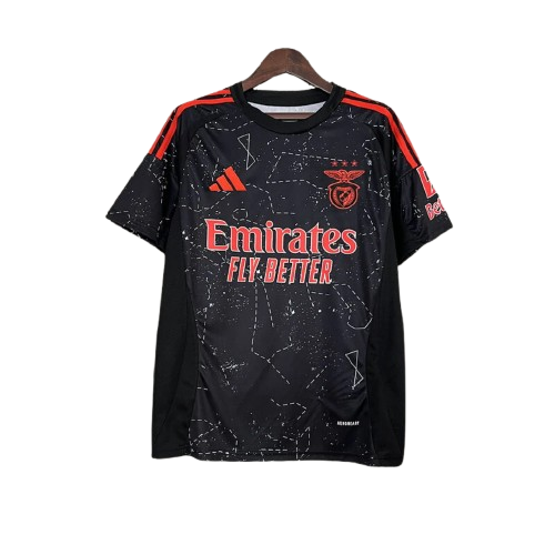 Maillot Extérieur S.L. Benfica 24/25 - Noir, Rouge