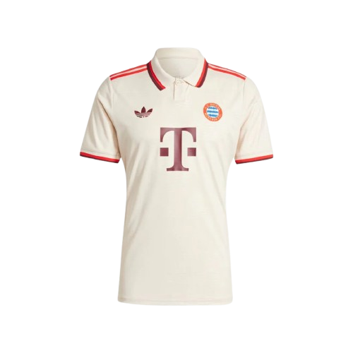 Maillot third FC Bayern Munich 24/25 - Crème, Rouge - Floczone