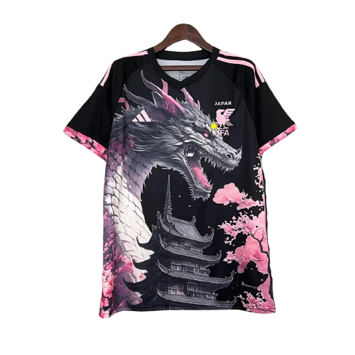Maillot Concept Japon - Rose, Noir 2 ( Fan ) - Floczone