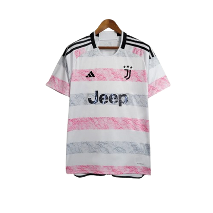 Maillot Extérieur Juventus 23/24- Rose, Blanc ( Fan )