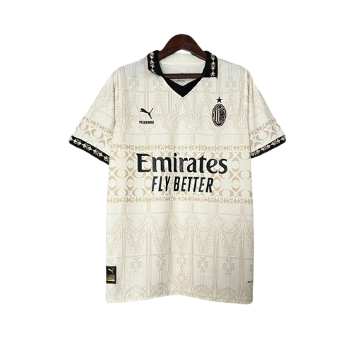 Maillot x PLEASURES Forth AC Milan - Crème, Noir ( Fan ) - Floczone