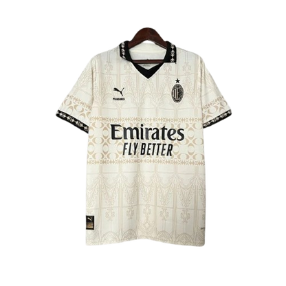 Maillot x PLEASURES Forth AC Milan - Crème, Noir ( Fan ) - Floczone