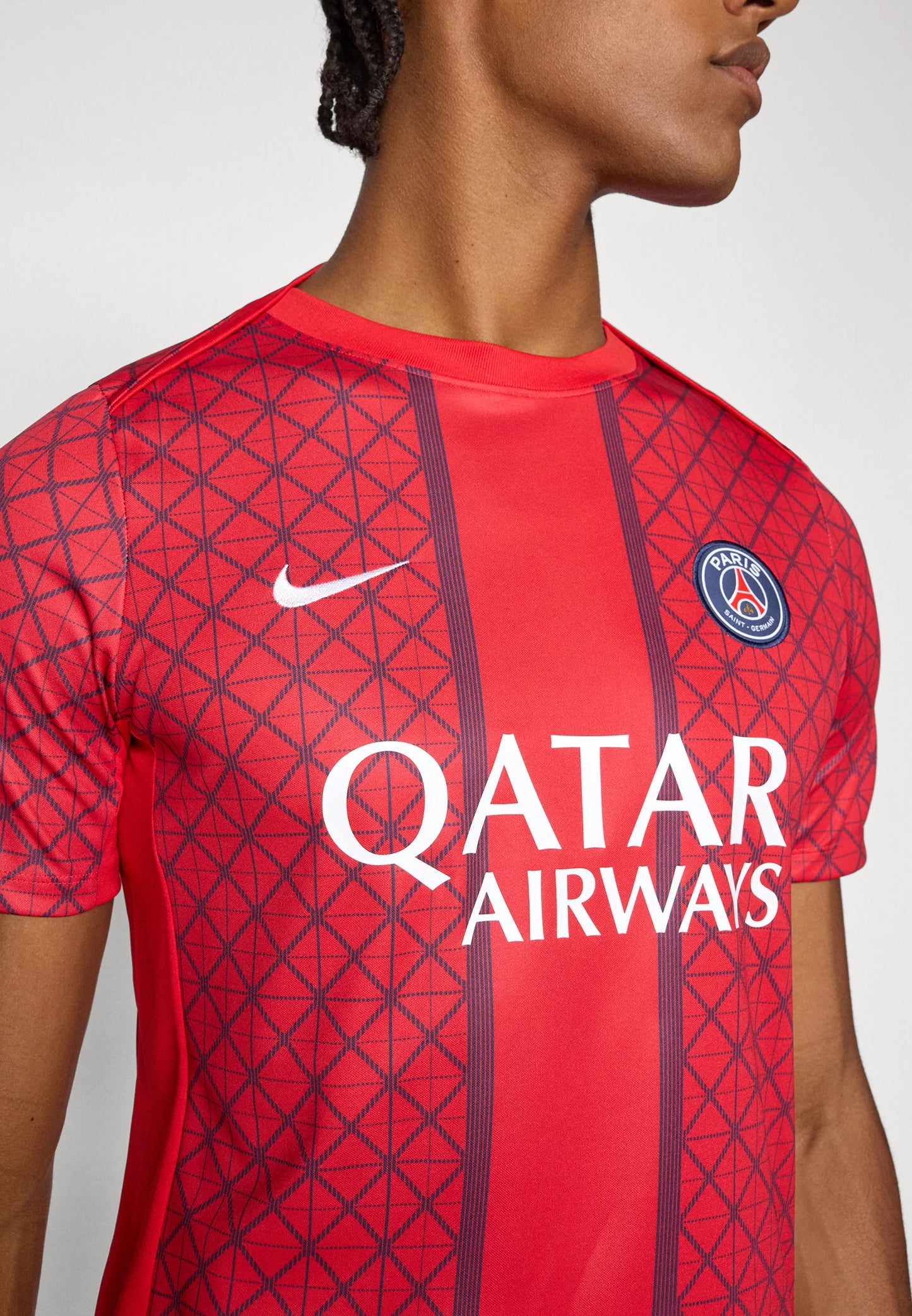 Maillot Domicile Pré-match Paris Saint-Germain (PSG) 25-26 - Rouge