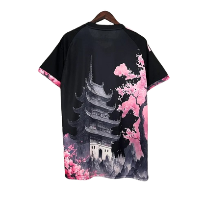Maillot Concept Japon - Rose, Noir 2 ( Fan ) - Floczone