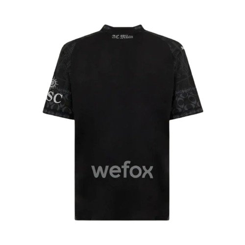 Maillot x PLEASURES Forth AC Milan 23/24 - Noir - Floczone