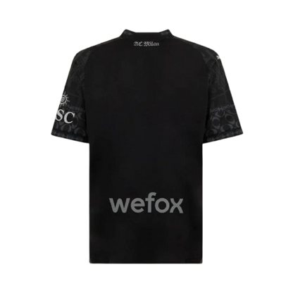 Maillot x PLEASURES Forth AC Milan 23/24 - Noir - Floczone