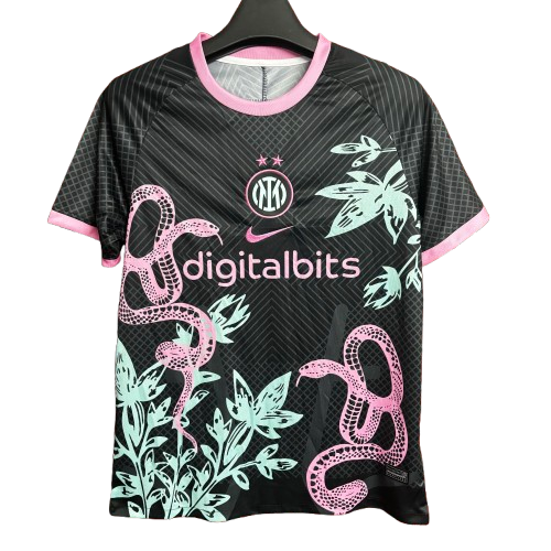 Inter Milan Maillot Concept 24/25 - Noir Bleu Rose