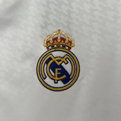 Maillot Domicile Real Madrid 24/25 - Blanc / Noir ( Fan ) - Floczone