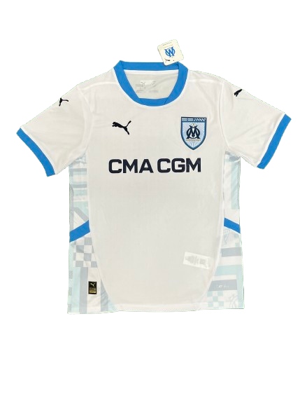 Maillot Domicile Olympique de Marseille 24/25 - Blanc - Floczone