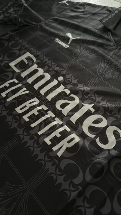 Maillot x PLEASURES Forth AC Milan 23/24 - Noir - Floczone