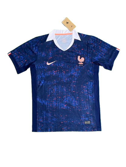 Maillot domicile féminin de la France pour l'Euro 2025 24/25