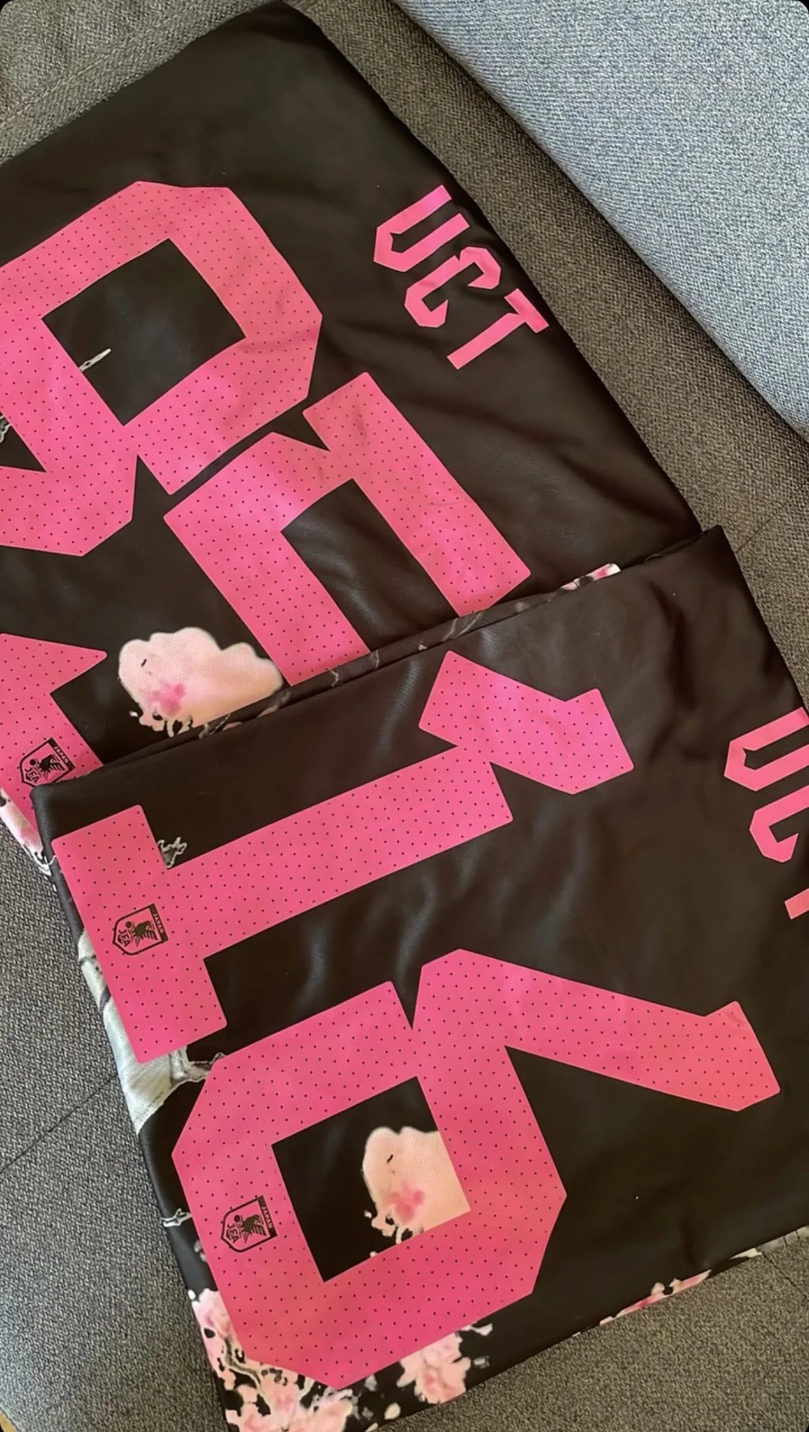Maillot Concept Japon - Rose, Noir 2 ( Fan ) - Floczone