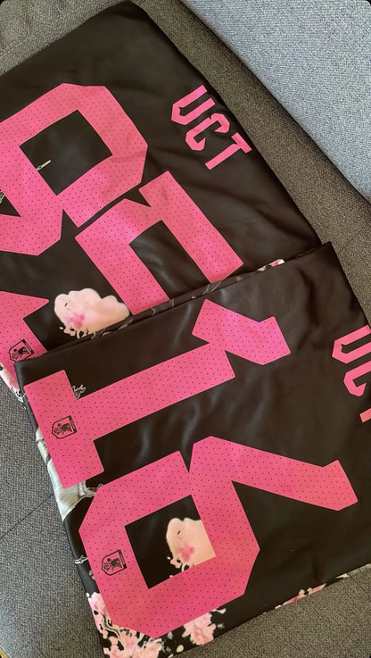 Maillot Concept Japon - Rose, Noir 2 ( Fan ) - Floczone