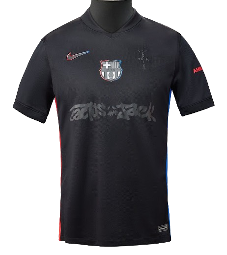 Maillot domicile Travis Scott édition black Barcelone 24/25 - Floczone