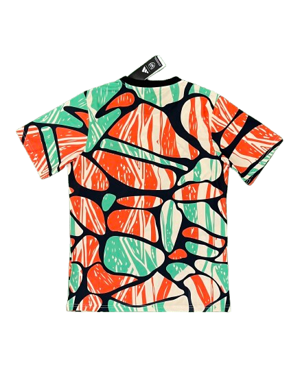 Arsenal - Maillot Pré-Match 24/25 - Orange, Noir, Vert - Floczone