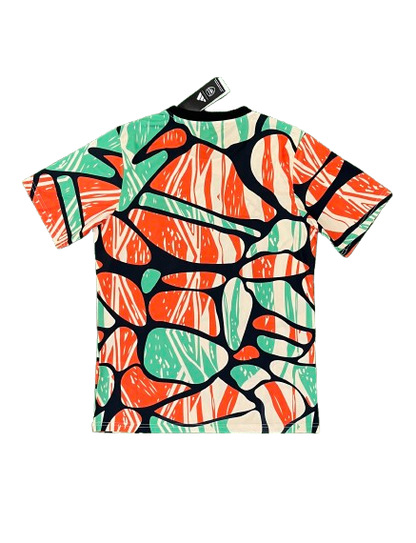 Arsenal - Maillot Pré-Match 24/25 - Orange, Noir, Vert - Floczone