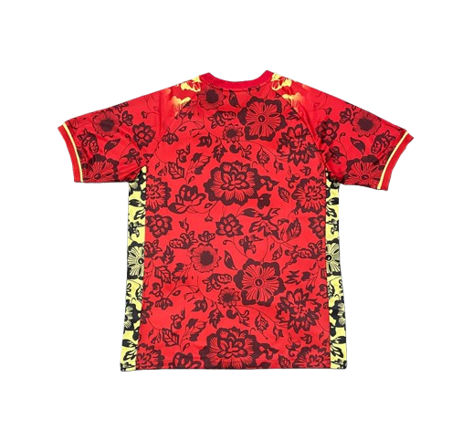 Maillot Portugal Rouge Fleurs 24/25