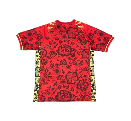 Maillot Portugal Rouge Fleurs 24/25