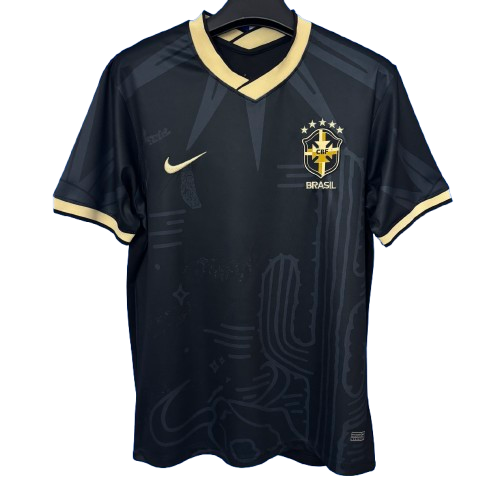 Brésil Maillot Concept 24/25 Noir-Or - Floczone