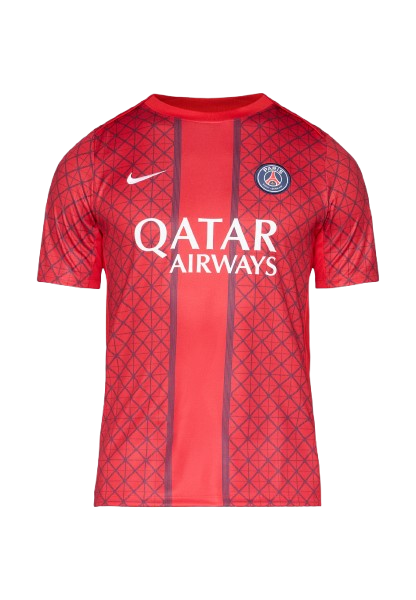 Maillot Domicile Pré-match Paris Saint-Germain (PSG) 25-26 - Rouge